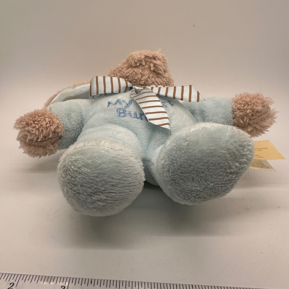 Dan Dee My First Bunny Plush Blue Pajamas Striped Bow Pink Nose Easter Baby Toy - Picture 10 of 11